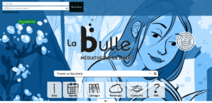 Site Médiathèque la Bulle